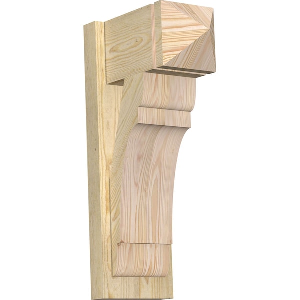 Ekena Millwork Olympic Arts & Crafts Rough Sawn Outlooker, Douglas Fir, 8"W x 14"D x 26"H OUT08X14X26OLY03RDF - main